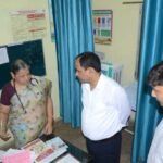 शहरी प्राथमिक स्वास्थ्य केंद्र चंगोराभाठा का कलेक्टर ने किया औचक निरीक्षण