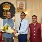 राज्यपाल श्री रमेन डेका से एम्स के कार्यपालक निदेशक ने की सौजन्य मुलाक़ात
