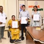 ब्रेल पुस्तक से दृष्टिबाधित विद्यार्थियों को कानूनी अधिकारों और शासकीय योजनाओं की मिलेगी जानकारी – राजस्व मंत्री श्री टंक राम वर्मा
