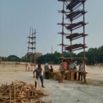 विजयादशमी आज : नरहरदेव मैदान में 50 फीट ऊंचे रावण के साथ जलेंगे मेघनाद व कुंभकर्ण, तैयारियां पूरी